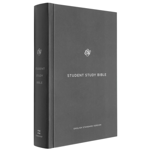 ESV Student Study Bible (hardcover, gray)