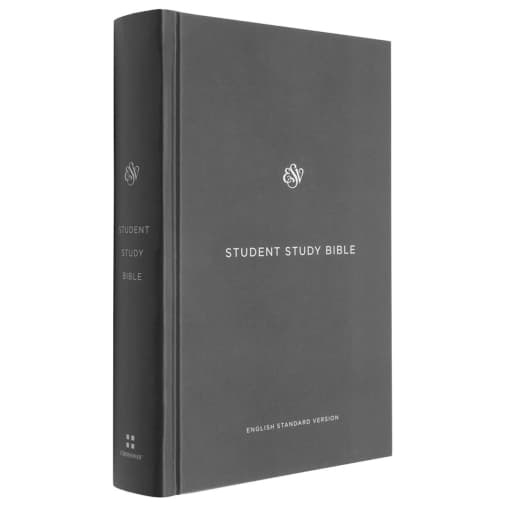 ESV Student Study Bible (hardcover, gray)