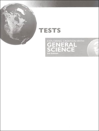 Exploring Creation with General Science Test Pages 3rd Edition