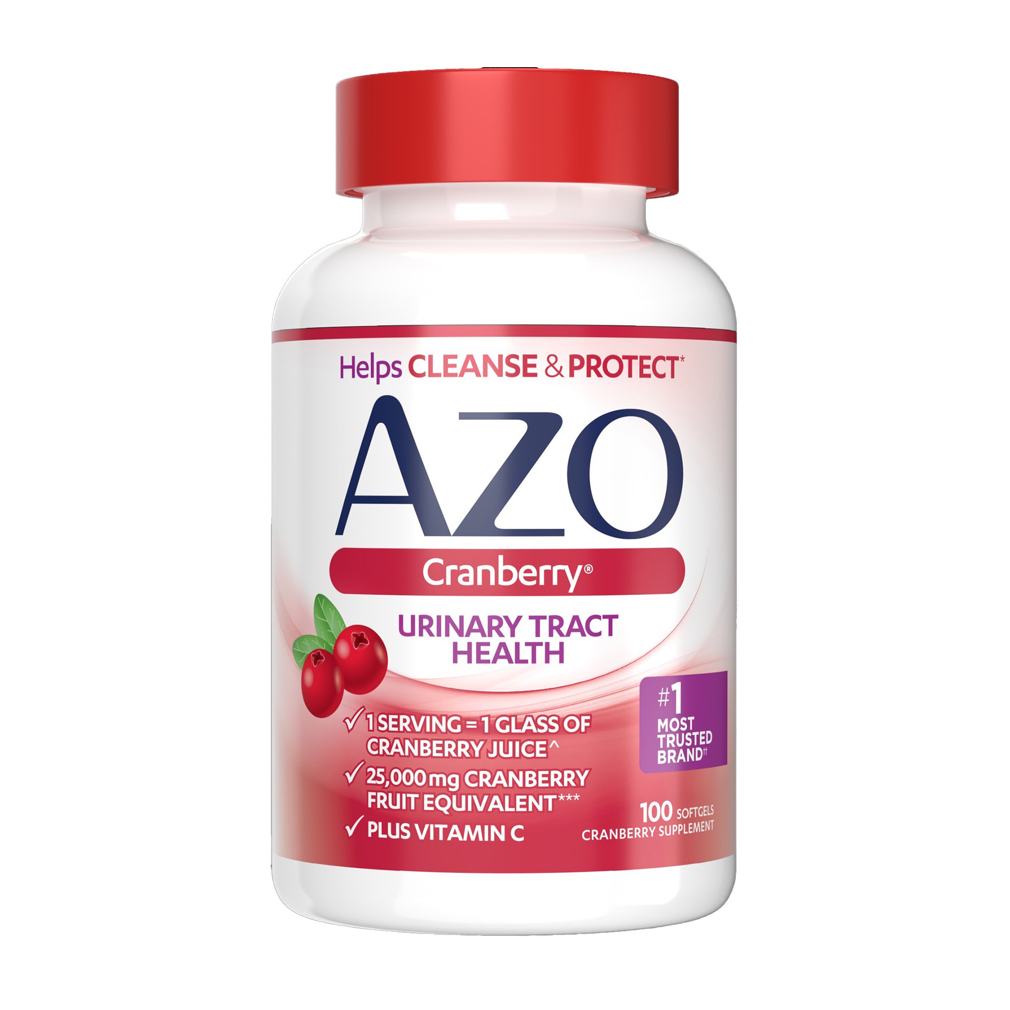 AZO Cranberry Softgels for Convenient Urinary Tract Health MK 1268924