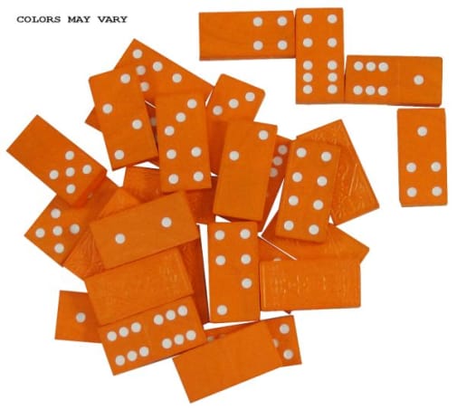 Dominoes - Double-Six (Colored)
