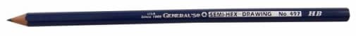 General's Semi-Hex Sketching Pencil HB