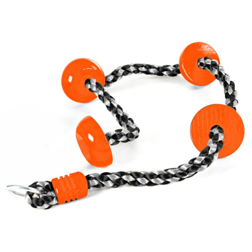 Slackers NinjaLine 7 Ft Climbing Rope with Foot Holds | Bolder Play