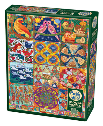 Cobble Hill Twelve Days of Christmas Quilt Puzzle (1000 piece)