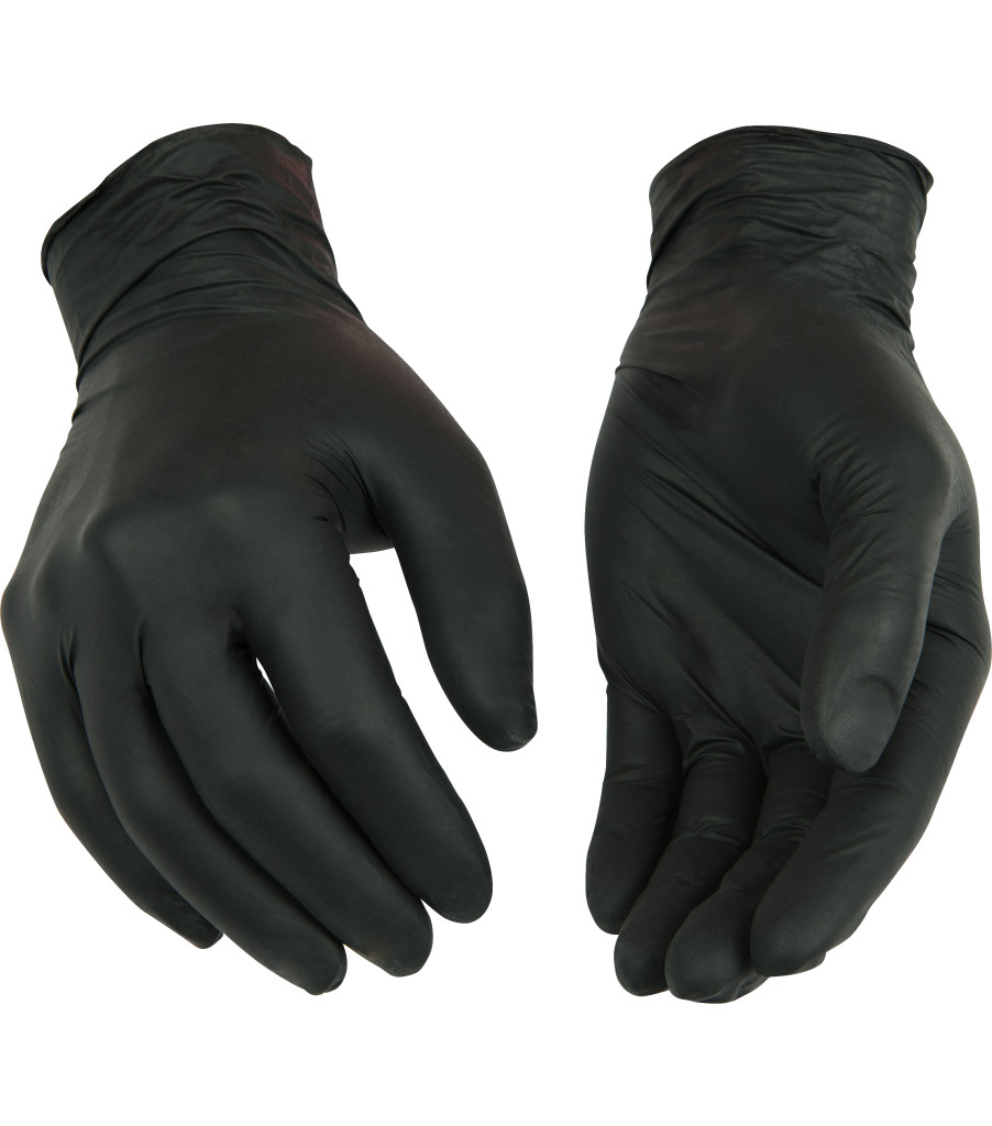 Disposable Black Powder-Free Nitrile, Black, large image number 0
