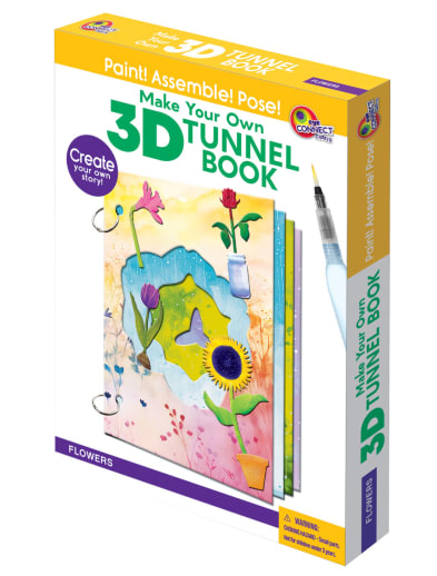 Make Your Own 3D Tunnel Book: Flowers