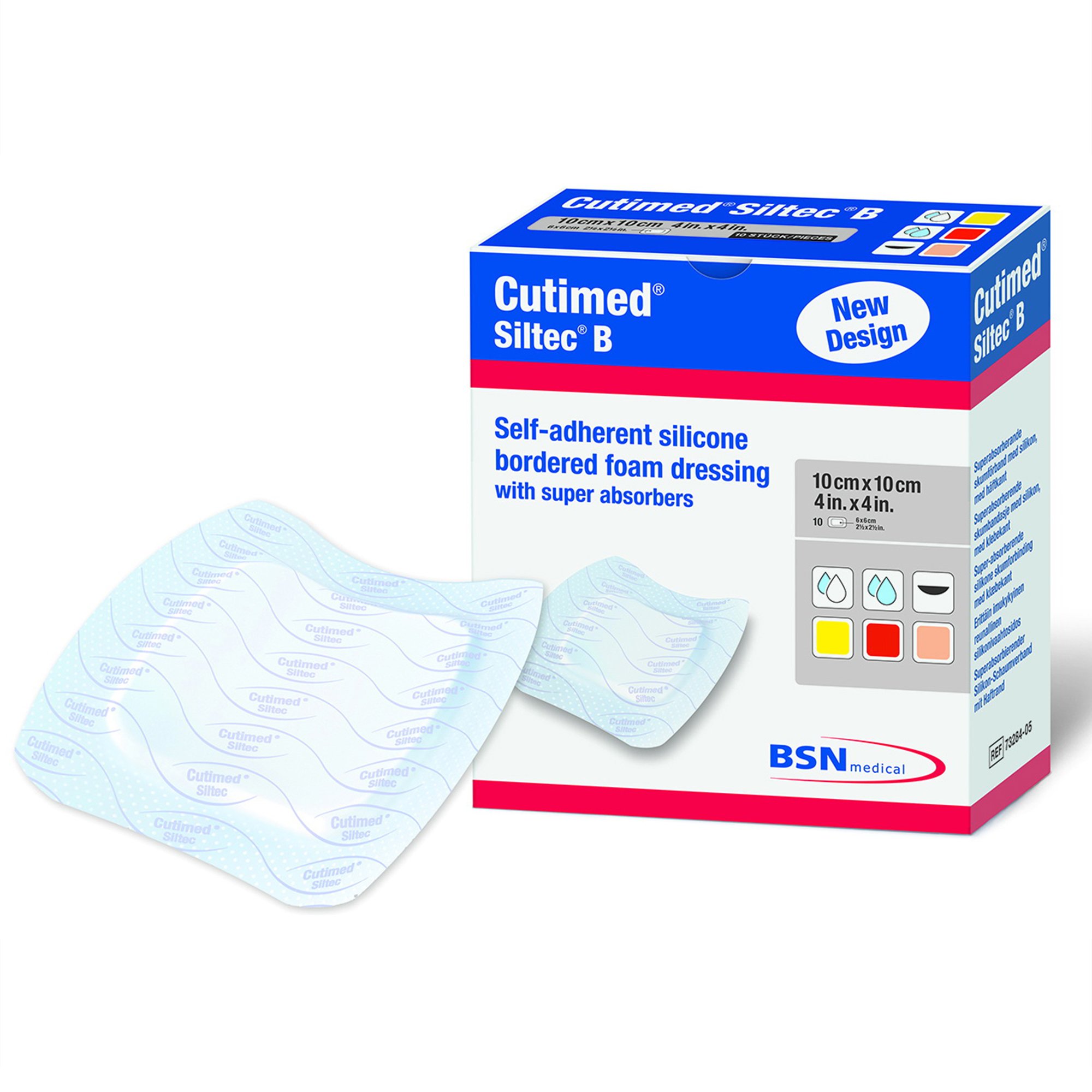 Cutimed Siltec B Hydrogel Dressing, 6 x 6 Inch MK 917237