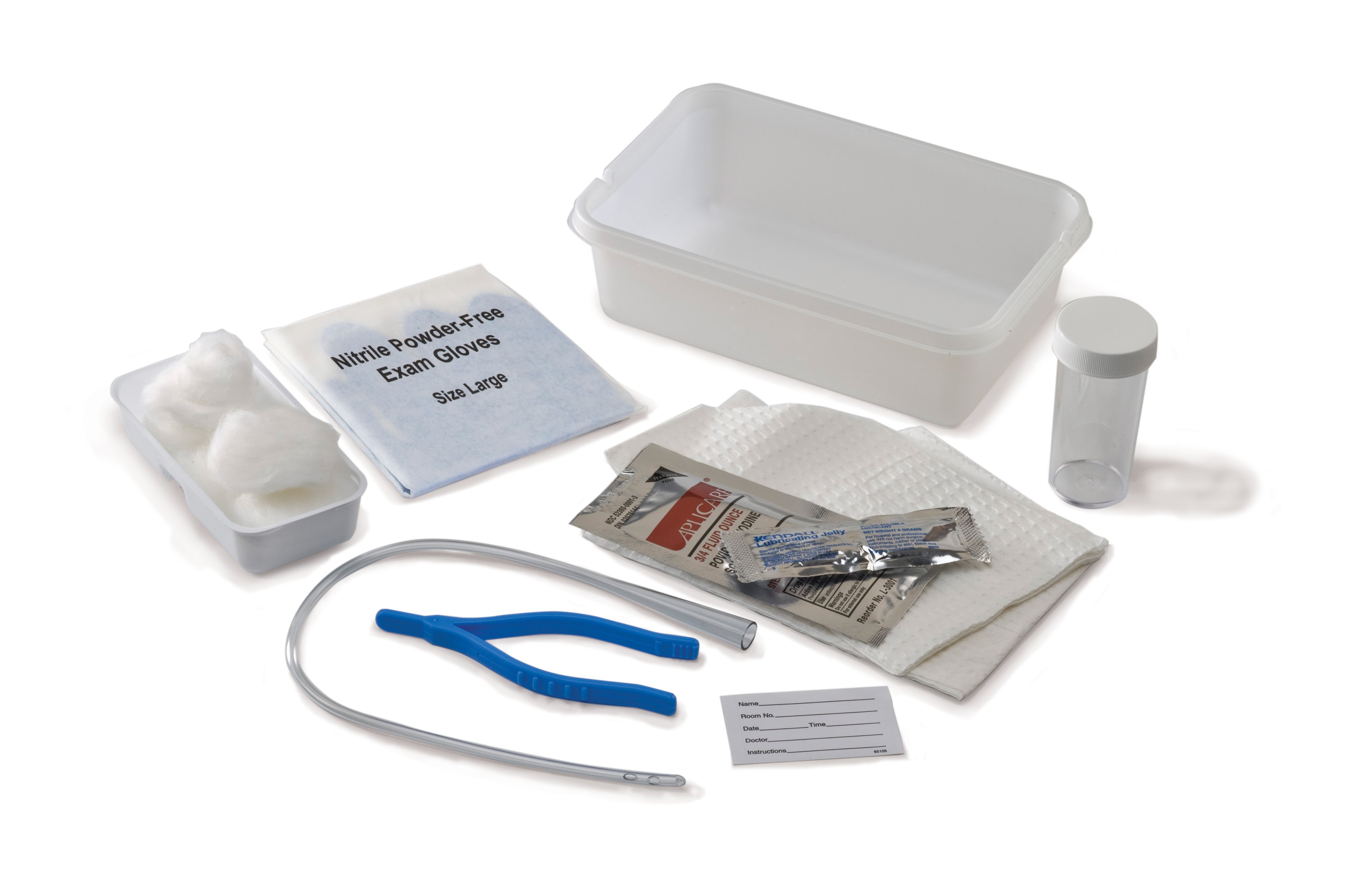Curity Intermittent Catheter Tray, Vinyl, Open MK 10251