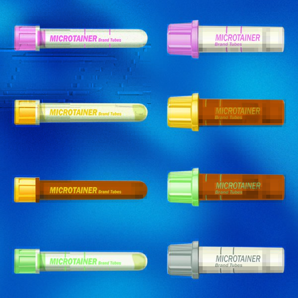 BD Microtainer SST Capillary Blood Collection Tube Clot Activator / Separator Gel Additive 400 L to 600 L BD Microgard Closure Plastic Tube MK 420075