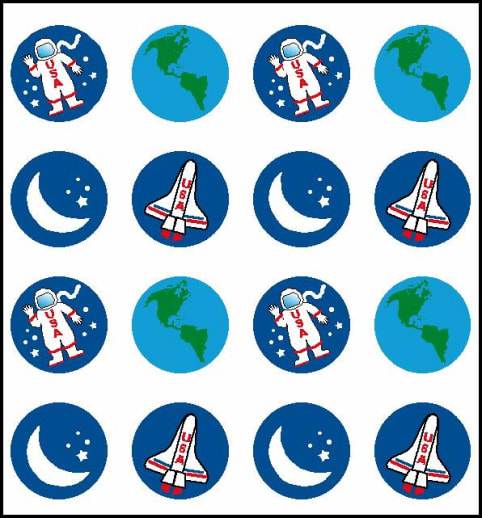 Space Incentive Stickers