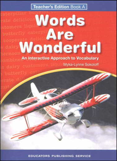 Words Are Wonderful Teacher's Edition Book A