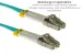 1M LC-LC OM3 10 Gig 50/125 Multimode Duplex Fiber Patch Cable