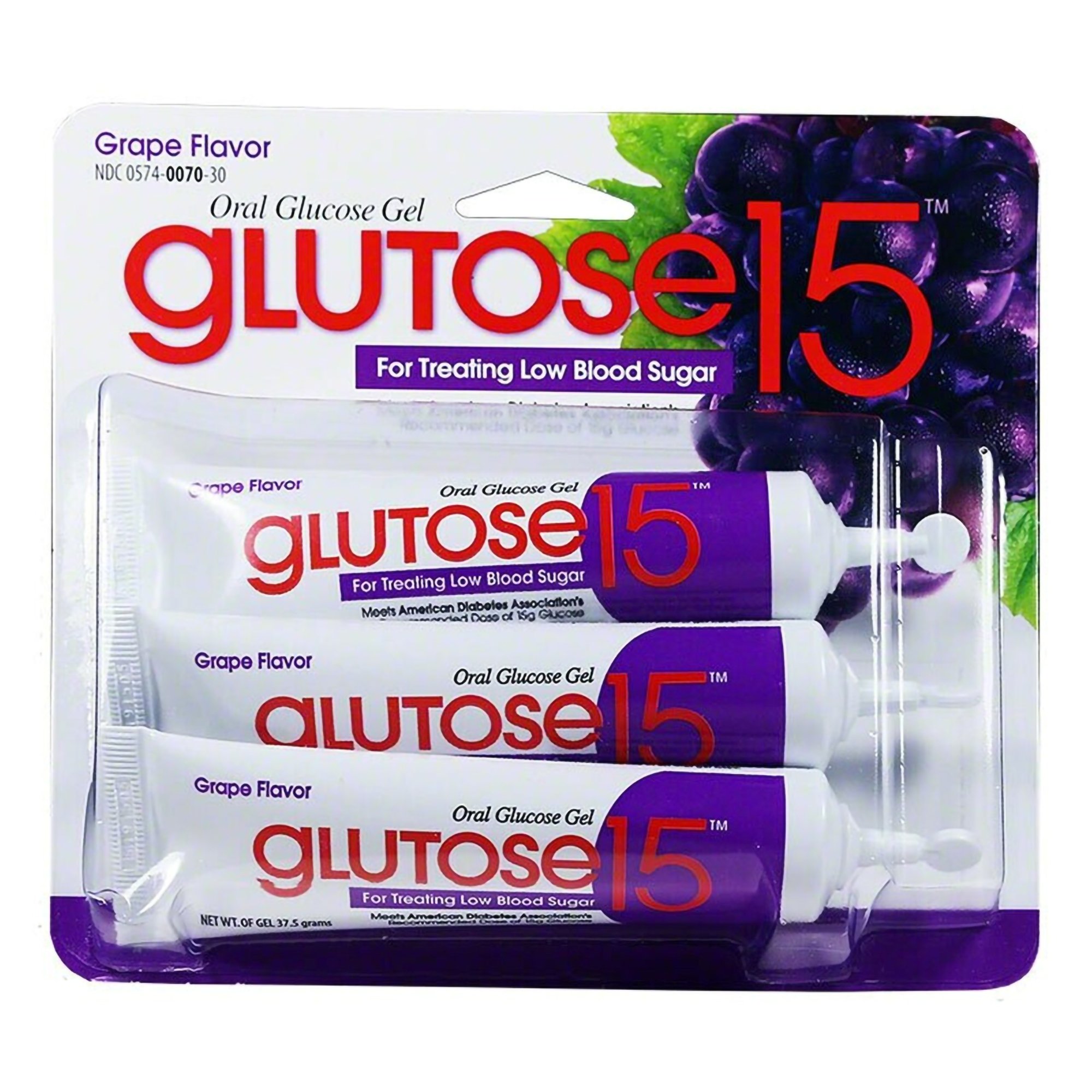Glutose 15 Grape Glucose Supplement MK 1127722