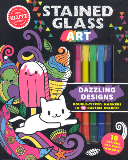 Klutz Stained Glass Art: Dazzling Designs