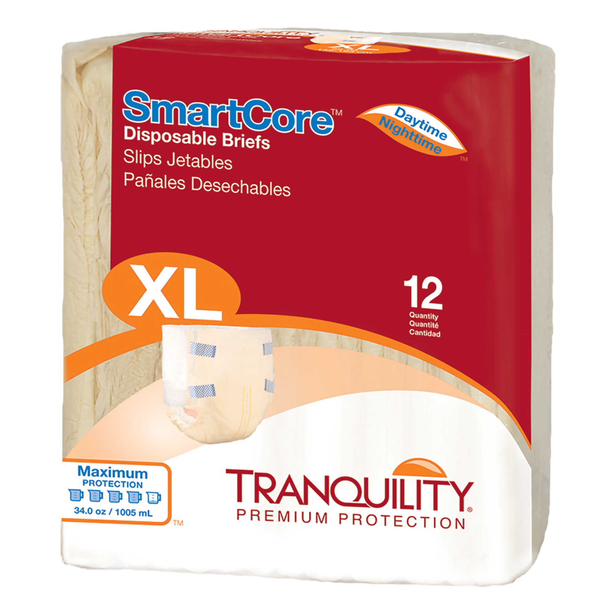 Tranquility SmartCore Maximum Protection Incontinence Brief, Extra Large MK 801663