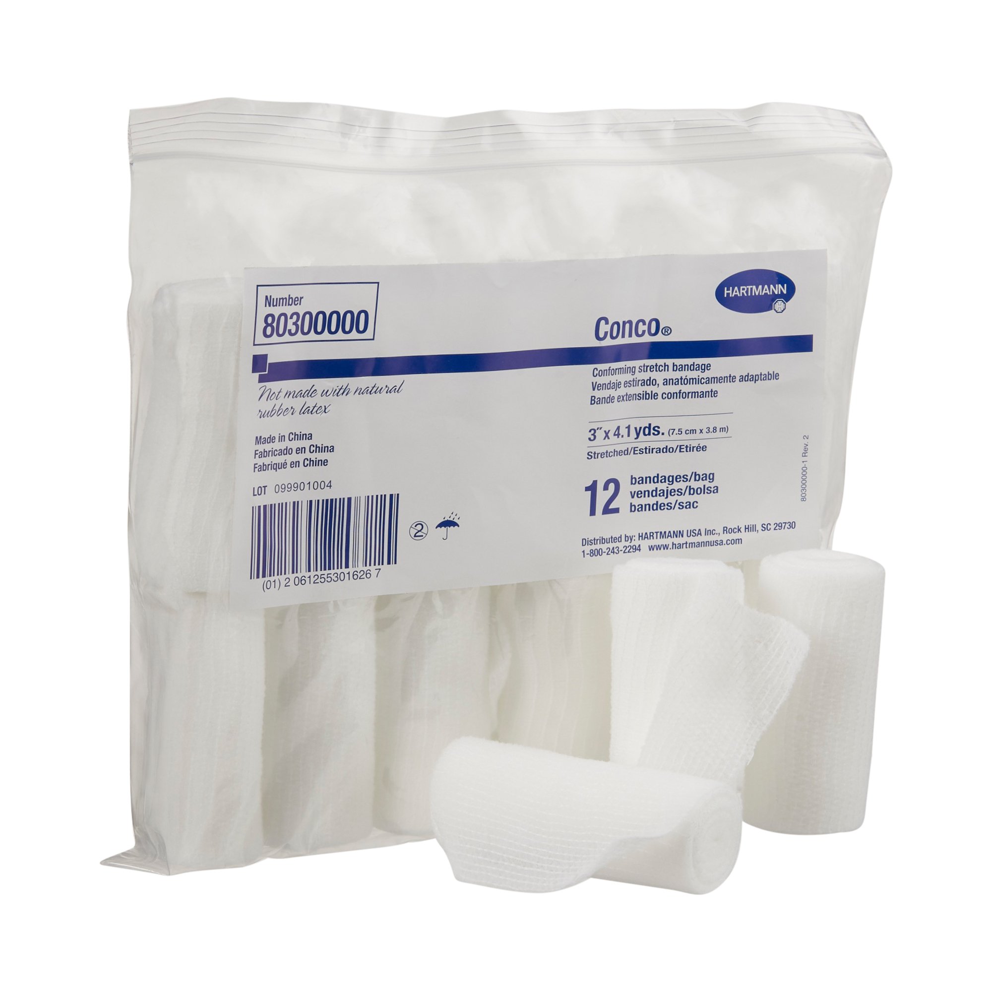 Conco Conforming Bandage, 3 Inch x 4-1/10 Yard, 1-Ply MK 403729