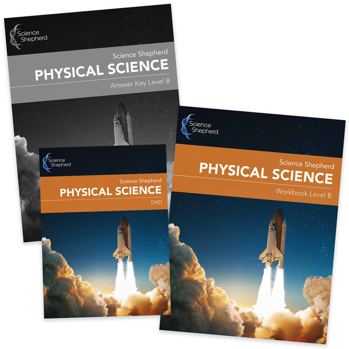 Science Shepherd Physical Science Level B DVD and Workbook Package