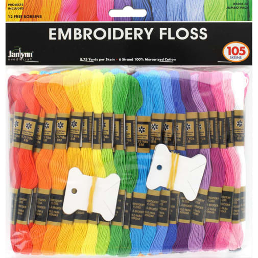 Janlynn Embroidery Floss Pack - Jumbo 105 piece