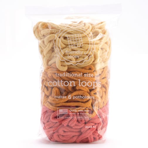 Friendly Loom Potholder Cotton Loops - Tulip (Traditional Size)