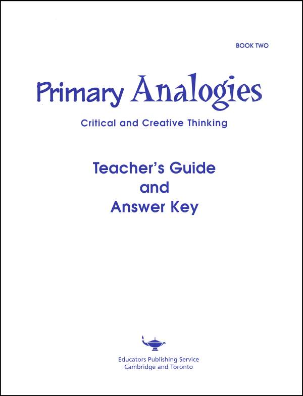 Primary Analogies 2 Key