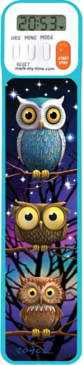 Mark-My-Time Digital Bookmark 3D Owl