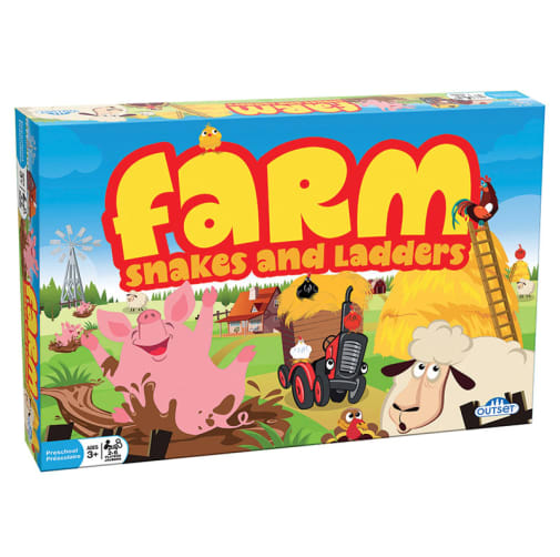 Farm Snakes & Ladders Game