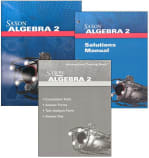 Saxon Algebra 2 Homeschool Kit With Solutions Manual (4th Edition)