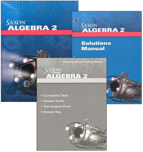 Saxon Algebra 2 Homeschool Kit With Solutions Manual (4th Edition)