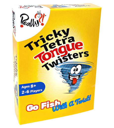 Tricky Tetra Tongue Twisters - Go Fish With a Twist Card Game