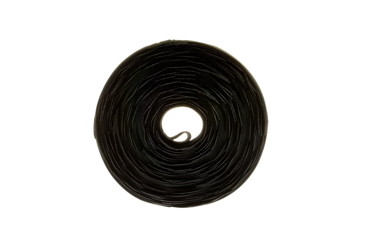 Velcro Qwik Tie Roll, 3/4in x 5in, Qty 180, Black