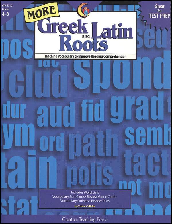 More Greek and Latin Roots