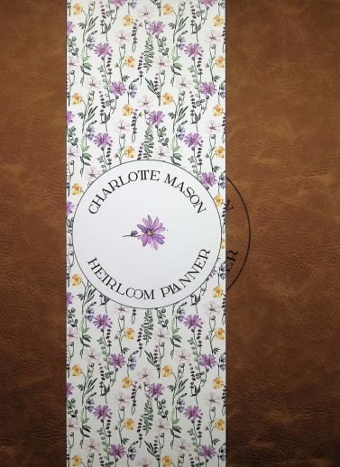 Charlotte Mason Heirloom Planner (August to July; Camel Brown)