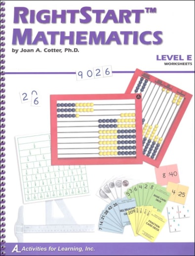 RightStart Mathematics Level E Worksheets (1st Edition)