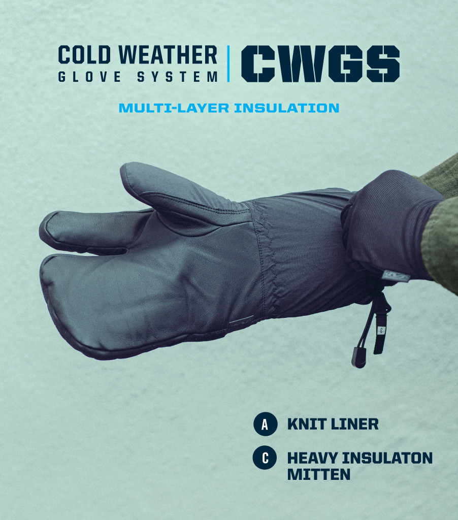 Coldwork™ Heavy Insulation Mitten - Black, Covert, large image number 2