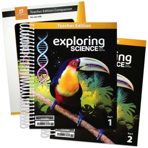 BJU Press Science 6 Exploring Science Teacher Edition & Teacher Edition Companion 5th Edition