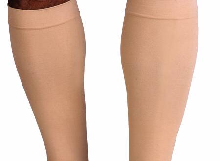 Jobst Relief Knee High Compression Stockings, Beige, Large MK 423054