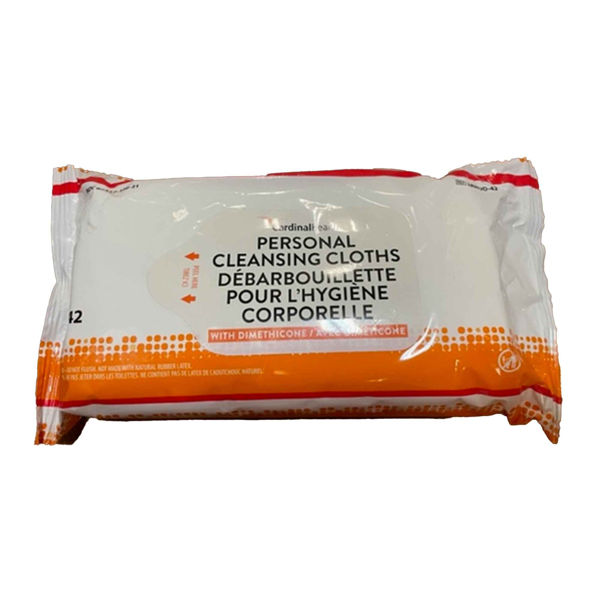 Cardinal Health Personal Cleansing Dimethicone Wipes MK 1127715