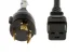 AC Power Cord, L6-30P to C19, 12AWG, 10ft, Black
