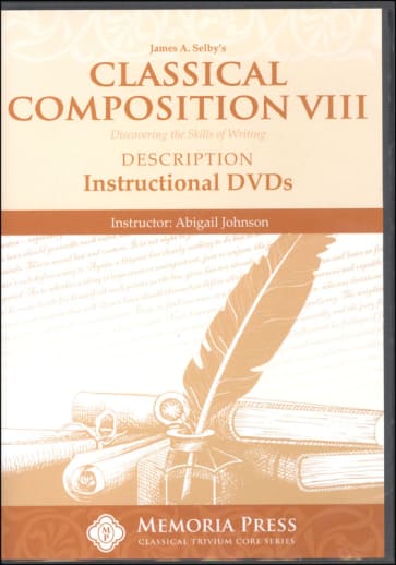 Memoria Press Classical Composition 8 Instructional DVDs