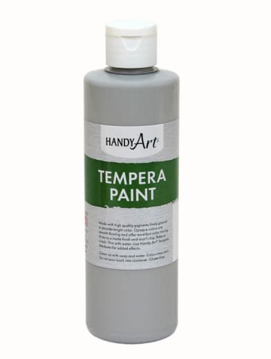 Gray Tempera Paint 8 oz.