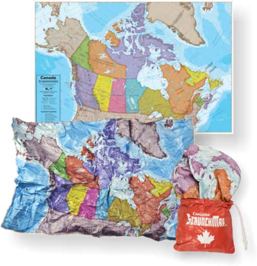 Canada Scrunch Map (24" x 36")