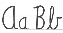Cursive Display Cards