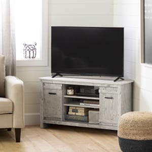 Exhibit - Corner TV Stand, for TVs up to 42'' Exhibit - Corner TV Stand, for TVs up to 42''