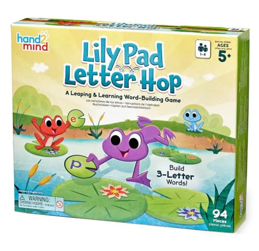 Lily Pad Letter Hop Word-Building Game