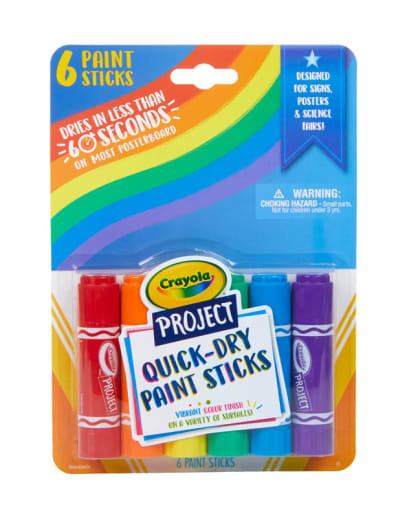 Crayola Project: Quick Dry Paint Sticks