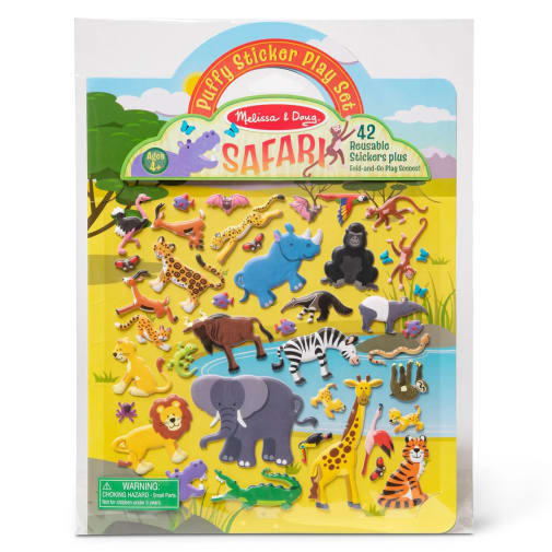 Melissa & Doug Safari Puffy Sticker Play Set