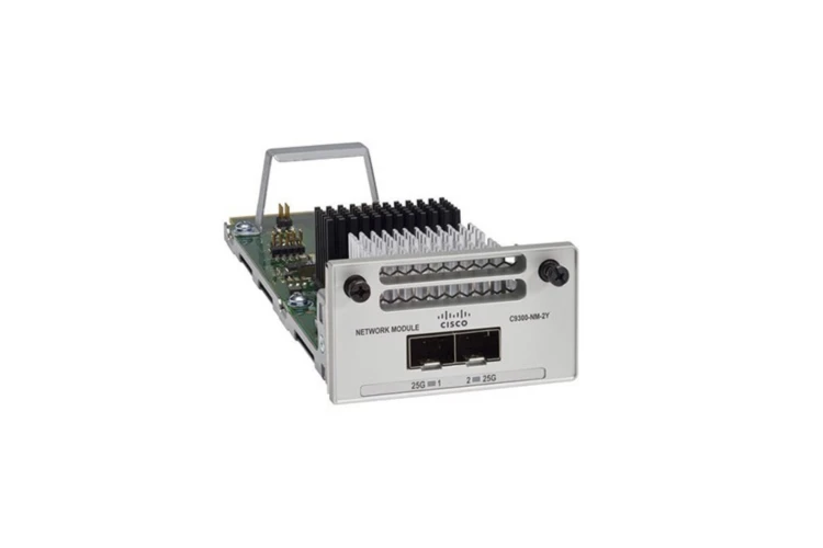 Cisco Catalyst 9300 Series Network Module, (2) 25 Gigabit Ethernet Ports,  Refurbished, C9300-NM-2Y