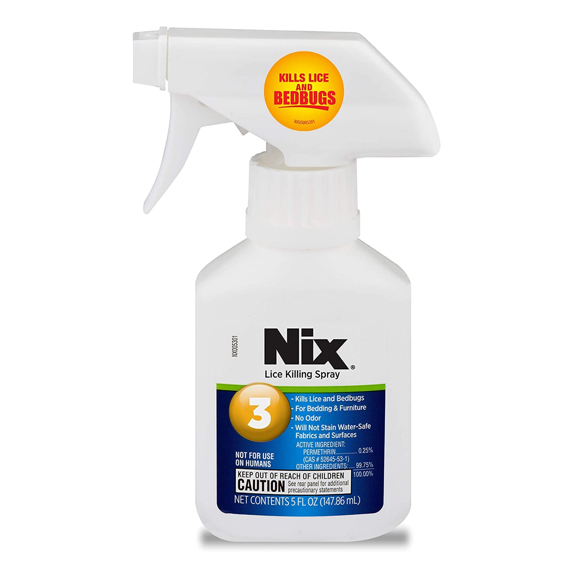 Nix Lice Killing Furniture Treatment Spray, 5-ounce bottle MK 863035