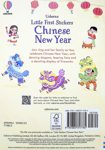 Little First Sticker Chinese New Year Little First Sticker Chinese New Year