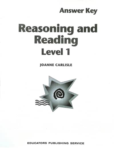 Reasoning & Reading Level 1 Teacher Guide